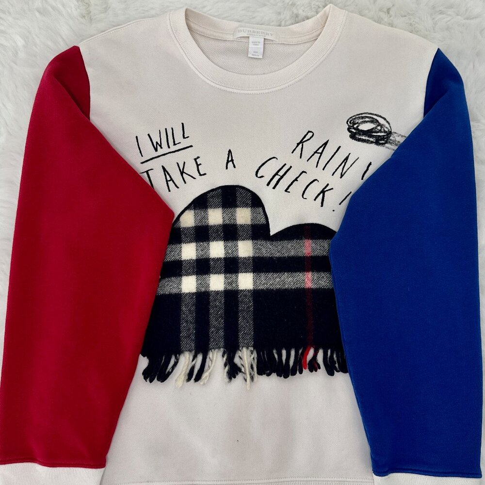 Burberry “Rain Check” Graphic Sweatshirt - Picture 4 of 9